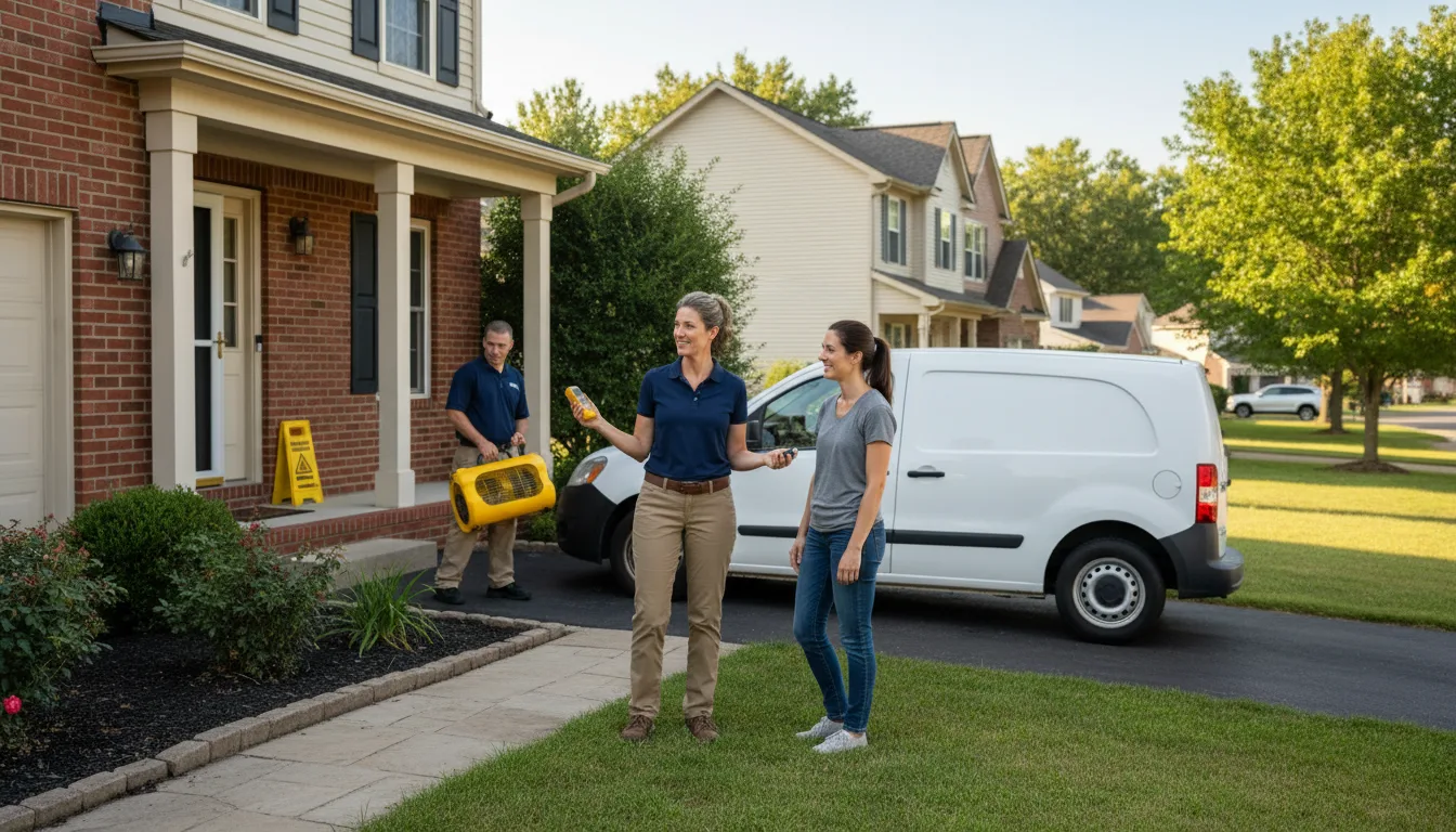 Residential water damage restoration in Fort Defiance, AZ